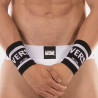 Barcode Berlin Lot de 2 Bandeaux de poignets Vers Noirs